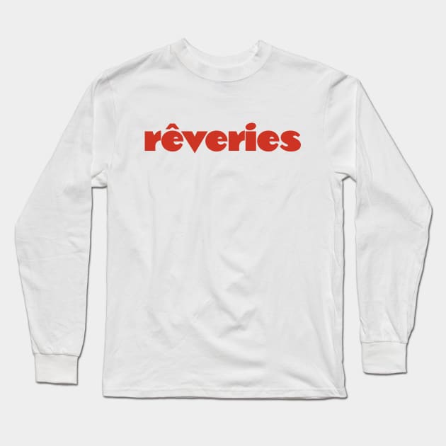 Reveries (red) Long Sleeve T-Shirt by Belcordi